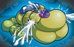 anal anal_penetration anthro balls big_balls big_butt big_penis blue_background bodily_fluids butt cum cumshot ejaculation fellatio genital_fluids genitals group group_sex huge_balls huge_butt huge_penis hyper hyper_balls hyper_butt hyper_genitalia hyper_penis lactating looking_pleasured male male/male male_lactation milk morbidly_obese obese oral overweight penetration penile penis projectile_lactation sex simple_background size_difference vein veiny_penis ahnik conditional_dnp dragon_ball mythology giran dragon lizard mythological_creature mythological_scalie reptile scalie 2025 absurd_res hi_res