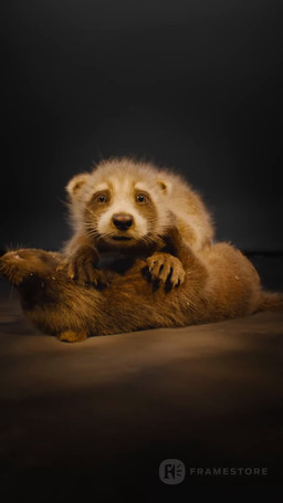 ambiguous_gender brown_body brown_eyes brown_fur close-up duo feral fur looking_at_viewer playing sniffing_viewer whiskers young young_feral framestore guardians_of_the_galaxy marvel rocket_raccoon mammal procyonid raccoon 3d_(artwork) 3d_animation 9:16 animated digital_media_(artwork) hi_res official_art short_playtime sound video