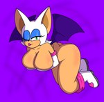 absurd_res anthro bat big_breasts big_butt breasts butt clothing confidentartist female footwear footwear_only hi_res huge_breasts huge_butt mammal mostly_nude nude rouge_the_bat sega shoes shoes_only solo sonic_the_hedgehog_(series)