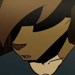 anthro black_clothing black_shirt black_topwear brown_body brown_fur brown_hair brown_nose chips_(food) clothing eating eating_food fangs food fur hair male multicolored_body multicolored_fur open_mouth parody potato_chips shirt short_hair solo teeth tongue topwear two_tone_body two_tone_fur white_body white_fur kanashiipanda book_of_lust death_note jake_hart canid canine canis mammal wolf 1:1 2022 2d_animation animated digital_drawing_(artwork) digital_media_(artwork) low_res