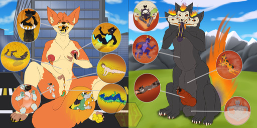 3_heads abdominal_bulge absorption_vore ambiguous_gender anal anal_penetration anal_vore anthro anus balls belly big_balls big_belly big_breasts big_penis blush bodily_fluids breast_vore breasts butt city city_background cityscape claws cock_vore cum cum_inside drooling endosoma erection extreme_size_difference female female_pred feral feral_pred food fur genital_fluids genitals group hair honey_(food) horn huge_balls huge_breasts huge_penis human_prey hyper internal internal_anal internal_vaginal knot lactating lactating_honey licking machine macro male male/female male/male male_penetrating mass_vore masturbating_while_penetrated masturbation micro mountianscape mouth_shot multi_head multiple_prey nipple_fetish nipple_play nipple_vore nipples nude open_mouth oral_vore organs paws penetration penile penis puffy_anus safe_vore saliva sex size_difference slime smile squeezing steam stomach tail tail_fetish tail_play tail_vore teeth tongue tongue_out unbirthing unusual_bodily_fluids unusual_lactation unusual_vore vaginal vaginal_penetration vore honeyfly european_mythology greek_mythology mythology gibby_(bruhestmoment69) marlin_(honeyfly) avian bird canid canid_demon canine cerberus columbid demon goo_creature hellhound human hybrid kobold lagomorph leporid mammal mythological_canine mythological_creature pigeon procyonid protogen rabbit raccoon reptile scalie skullcat_(species) snake taur absurd_res hi_res