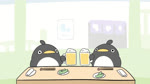 16:9 2020 2d_animation alcohol animated avian beak beer beer_mug belly beverage bird black_body black_eyes black_feathers black_wings bread broken_glass chopsticks container cup destruction dialogue door duo edamame feathered_crest feathers feral foam food fruit furniture glass head_crest hi_res hitting hitting_head humor japanese legume male matatabi_movie_labo multicolored_body multicolored_feathers overweight penguin plant plate poster public purinharumaki_karameru restaurant screaming semi-anthro short_playtime smush sound sound_warning soybean table toast toasting towel two_tone_body two_tone_feathers vegetable violence webm what white_belly white_body white_feathers why wide_eyed widescreen wings yellow_beak