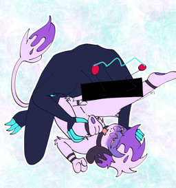 3_toes antenna_wire anthro blue_body blue_skin blush bodily_fluids claws cum cum_on_belly cum_on_body duo ejaculation electricity electronics eyewear feet for_a_head from_front_position fur genital_fluids genitals gills glasses horn interspecies long_tail male male/male mating_press penetration penis pokephilia purple_body purple_fur screen screen_face sex tail television toes tongue tongue_out wearing_glasses samlssms hazbin_hotel hellaverse nintendo pokemon samuel_the_smeargle vox_(hazbin_hotel) demon generation_2_pokemon humanoid object_head pokemon_(species) screen_head smeargle tv_head absurd_res hi_res trans_(lore) trans_man_(lore)