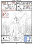 3:4 aquei_(fvt) blue_eyes blue_hair bobbydando clothed clothing comic dialogue digital_drawing_(artwork) digital_media_(artwork) ellipsis english_text fairies_vs_tentacles fairy fantasy female group hair humanoid insect_wings irah_(fvt) kim_(fvt) long_hair magic monochrome navel nihallaks_(species) not_furry nude outside panties pink_hair question_mark red_eyes red_hair seaside serious ship short_hair speech_bubble tentacle_creature tentacles text underwear url vehicle watercraft wings