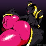 anthro big_butt big_hands butt club_arms doll female huge_hands hyper hyper_hands marionette puppet solo text tohtori_crow nintendo pokemon animate_inanimate generation_6_pokemon mega_banette mega_evolution pokemon_(species) 1:1 digital_media_(artwork) english_text pixel_(artwork)