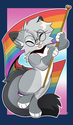 anthro blep chibi dipstick_ears dipstick_fingers dipstick_tail dipstick_toes ear_markings eyes_closed eyewear femboy flag flag_(object) flagpole fur glasses grey_body hair holding_object lgbt_pride male markings multicolored_ears nude nude_anthro nude_male pink_nose pride_color_flag pride_colors simple_background six-stripe_rainbow_pride_colors smile solo spots spotted_markings tail tail_markings tongue tongue_out tuft whiskers rose_puppies lgbt_pride_month nixuelle domestic_cat egyptian_mau felid feline felis mammal 2025 alpha_channel digital_media_(artwork) hi_res