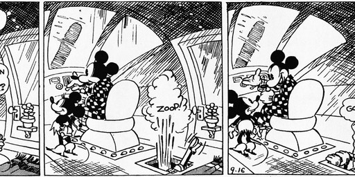 aircraft airplane anthro bottomwear chair clothed clothing female fingers footwear furniture gloves group handwear high_heels male open_mouth shoes sitting skirt tail text trio vehicle floyd_gottfredson hardie_gramatky disney public_domain mickey_mouse minnie_mouse uncle_mortimer mammal mouse murid murine rodent 1930 20th_century absurd_res ancient_art black_and_white comic dated english_text hi_res long_image monochrome wide_image niece_(lore) uncle_(lore) uncle_and_niece_(lore)