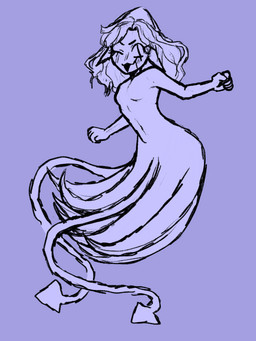 5_fingers blush blush_lines breasts ear_fins eyebrows featureless_breasts featureless_crotch female fin fingers hair humanoid_hands nude one_eye_closed purple_background purple_body purple_eyes purple_hair purple_skin simple_background skinny smile solo split_form tentacles wink dreamscreep mermay animal_humanoid aquatic aquatic_humanoid cecaelia cephalopod cephalopod_humanoid coleoid decapodiform humanoid merfolk mollusk mollusk_humanoid squid_humanoid 3:4 absurd_res digital_media_(artwork) hi_res monochrome procreate_(artwork) sketch