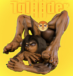 5_toes anthro butt censored_genitalia contortionism feet female flexible humanoid_feet muscular muscular_female nude pawpads plantigrade plantigrade_pawpads simple_background solo stretching toes yellow_background iglooder dog_knight_rpg rory_(ceehaz) canid canine canis dobermann domestic_dog mammal pinscher 3d_(artwork) absurd_res censored digital_media_(artwork) hi_res