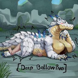 big_breasts blush breast_smother breasts busty_feral claws content dominant dominant_female duo face_in_breasts featureless_breasts female female_on_top feral head_between_breasts horn larger_female nude on_top rumbling scales size_difference smothering tremble_spikes white_body white_scales krocoart_116 capcom monster_hunter human ivory_lagiacrus lagiacrus leviathan_(mh) mammal scalie 1:1 hi_res