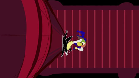 ambiguous_gender antlers beating biped bird's-eye_view black_body blonde_hair clothed clothing damage_numbers detailed_background duo eyeless fight flower gameplay_mechanics hair high-angle_view horn kick male music not_furry plant punch scene_parody screaming yellow_body yellow_skin void_dot_exe deltarune jujutsu_kaisen undertale_(series) flowery_(deltarune) roaring_knight elemental_creature flora_fauna flower_creature human humanoid mammal seven_flowers 16:9 2026 animated digital_drawing_(artwork) digital_media_(artwork) english_audio english_description frame_by_frame rotoscoping short_playtime sound video widescreen