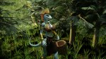 anthro bottomwear breasts bucket cleavage clothed clothing container duo female forest forest_background grass hat headgear headwear holding_container holding_object jewelry larger_female looking_at_another midriff nature nature_background oblivious outside plant size_difference smaller_female stalker stalking tail topwear tree unaware walking void_dragon216 capcom european_mythology monster_hunter mythology warhammer_(franchise) warhammer_fantasy rathian_(furromantic) tayanna_(furromantic) dragon flying_wyvern lizardman lizardman_(warhammer) mythological_creature mythological_scalie rath_wyvern rathian scalie skink_(warhammer_fantasy) western_dragon wyvern 16:9 3d_(artwork) digital_media_(artwork) hi_res widescreen