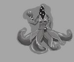 cake clothing dessert food male multi_eye robe solo tentacles smilingdonut cthulhu_mythos h._p._lovecraft hastur_the_king_in_yellow_(h.p._lovecraft) deity eldritch_abomination great_old_one_(h.p._lovecraft) humanoid monster monstrous_humanoid tentacle_creature 6:5 absurd_res hi_res