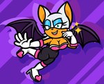 5_fingers anthro armwear bare_shoulders big_breasts black_clothing black_leotard black_nose black_tail blue_eyelids blue_eyes blush blush_lines breasts cleavage clothed clothed_anthro clothed_female clothing elbow_gloves eyelashes fangs female female_anthro fingers footwear fully_clothed fully_clothed_anthro fully_clothed_female fur gloves hair half-closed_eyes handwear leotard light lips looking_at_viewer medium_hair membrane_(anatomy) membranous_wings narrowed_eyes pose purple_background purple_wings red_lips simple_background smile smiling_at_viewer solo spread_wings tail tan_body tan_inner_ear tan_skin teeth thick_bottom_lip toothy_grin white_armwear white_body white_clothing white_elbow_gloves white_footwear white_fur white_gloves white_hair white_handwear white_high_heeled_boots wings captainquack64 sega sonic_the_hedgehog_(series) rouge_the_bat bat mammal 2025 colored digital_drawing_(artwork) digital_media_(artwork) english_description full-length_portrait hi_res lighting portrait