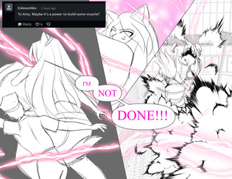 accessory ask_blog big_breasts boots breasts clothing dialogue duo dust_cloud electricity female footwear hair hammer headband huge_breasts huge_thighs hyper hyper_breasts hyper_thighs larger_female lightning long_hair male male/female mall shoes size_difference speech_bubble thick_thighs tools gigajule5_(artist) sega sonic_the_hedgehog_(series) amy_rose animal_humanoid eulipotyphlan eulipotyphlan_humanoid hedgehog_humanoid humanoid mammal mammal_humanoid unavailable_at_source