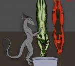 >:) animal_genitalia blood blue_eyes bodily_fluids bucket camera_view container cooking_with_furs cooking_with_scalies cutting digital_media_(artwork) dragon female flat_chested fully_sheathed fur furred_dragon furred_scalie furxette genitals gore gore_focus green_body green_eyes green_skin grey_body grey_fur group hair hi_res horn killing knife lizard male melee_weapon multicolored_body multicolored_skin mythological_creature mythological_scalie mythology navel nude open_mouth plaguelizard pussy recording red_hair reptile restrained rope scalie scared sheath simple_background slit_(wound) smile snuff suspension tail two_tone_body two_tone_skin vivisection weapon