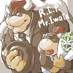 2_horns duo eyebrows hair horn male open_mouth red_eyebrows red_hair sad shell simple_background spiked_shell spikes spikes_(anatomy) thick_eyebrows white_background masabowser mario_bros nintendo bowser bowser_jr. dragon_koopa koopa scalie 1:1 2015 colored low_res