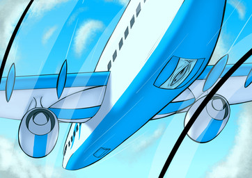 aircraft airplane anus female genitals looking_at_viewer looking_back machine solo vehicle vulva poisonsneksoffie dire_machine living_aircraft living_machine living_vehicle