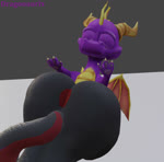 3d_(artwork) activision animated anthro ass_up big_butt black_body bongo_cat butt butt_focus butt_slap claws cynder digital_media_(artwork) dragon dragon696 dragonaurix duo eyes_closed female feral happy hi_res horn larger_female loop male male/female meme mouth_closed multicolored_body mythological_creature mythological_scalie mythology no_sound plap playing purple_body scalie size_difference slap smaller_male smile spyro spyro_the_dragon tail the_legend_of_spyro unfinished webm wings