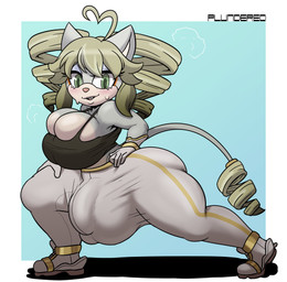 accessory anthro balls_outline big_breasts big_bulge big_penis blush bodily_fluids bottomwear breast_squish breasts bulge butt clothed clothed_anthro clothed_gynomorph clothed_intersex clothing cute_fangs detailed_bulge drill_curls fangs genital_outline genitals gloves gold_(metal) gynomorph hair handwear highlights_(coloring) huge_bulge hyper hyper_bulge intersex lips makeup pants penis penis_outline shortstack shortstack_gynomorph shortstack_intersex solo squish stretching sweat teeth thick_thighs tight_clothing wide_hips yoga_pants plundered sega sonic_the_hedgehog_(series) fan_character 2022 absurd_res hi_res