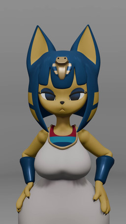 anthro blue_hair blush blush_lines bouncing_breasts breasts butt_slap collar collar_only dancing duo embarrassed female female/female genitals hair humiliation music nipples nude object_in_ass slap spanking synced_to_music tail tail_motion tailwag vulva yellow_body lewdnesses sound_warning hazeker_(modeler) highwizard_(modeler) animal_crossing nintendo sad_cat_dance ankha_(animal_crossing) isabelle_(animal_crossing) canid canine canis domestic_cat domestic_dog felid feline felis mammal 3d_(artwork) 3d_animation 9:16 animated digital_media_(artwork) hi_res short_playtime sound webm