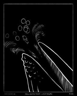 anthro balloon black_background border clothing coat death inflatable jacket male simple_background solo spitting_out tail topwear underwater water sharkinthepark maccaw_(sharkinthepark) avian bird cetacean mammal marine owl whale 2025 absurd_res comic greyscale hi_res monochrome