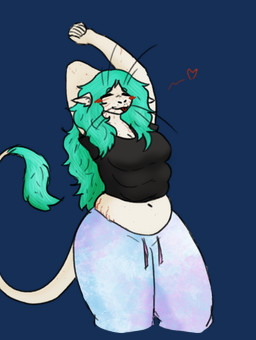 6_breasts anthro bottomwear breasts clothed clothing exposed_belly female heart_symbol multi_breast navel pants scar shirt simple_background slightly_chubby solo standing stretch_marks stretching tail tail_tuft topwear transparent_background tuft whiskers kawattame voices_of_the_void esraniki alien ariral felid feline mammal alpha_channel colored digital_drawing_(artwork) digital_media_(artwork)
