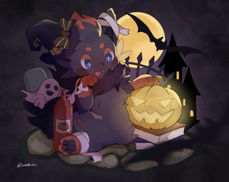 bandage holidays whtink halloween nintendo pokemon canid canine fox generation_5_pokemon mammal pokemon_(species) zoroark hi_res