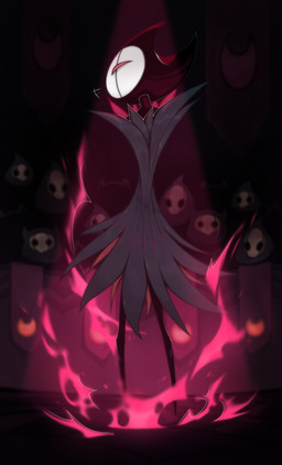anthro anthro_focus arena biped black_body black_clothing blurred_background clothed clothed_anthro clothed_male clothing crowd empty_eyes fire group looking_away male male_anthro male_focus moon_symbol mouthless narrowed_eyes rear_view red_eyes red_lighting skinny_anthro skinny_male solo_focus spotlight standing white_mask kauryazxc hollow_knight_(franchise) team_cherry grimm_(hollow_knight) arthropod 2024 digital_drawing_(artwork) digital_media_(artwork) full-length_portrait hi_res portrait signature