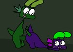 anthro balls duo forced genitals male male/male nude penetration penis purple_body rape sex simple_background tail veggiefolk tweakydumbdog jumpo spiko animated short_playtime