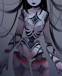 ball_joints doll doll_joints featureless_chest featureless_crotch female hair lips long_hair not_furry nude solo feefal animate_inanimate humanoid living_doll hi_res