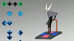 ambiguous_gender anthro black_body dance_pad dancing directional_arrow gradient_background rhythm_game simple_background solo darkmanethewerewolf bemani dance_dance_revolution hollow_knight konami team_cherry hollow_knight_(character) arthropod insect 16:9 2d_animation animated frame_by_frame loop short_playtime widescreen