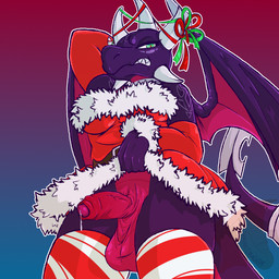 angry anthro balls bodily_fluids bottomwear christmas_clothing clothed clothing clothing_lift dripping foreskin genital_fluids genitals green_eyes gynomorph holidays intersex leaking_precum low-angle_view penis precum precum_drip pupils red_pupils ribbons skirt skirt_lift solo wings hirothedragon activision christmas mythology spyro_the_dragon cynder dragon mythological_creature mythological_scalie scalie 1:1 hi_res