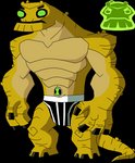 anthro fusion male solo yejeyjeyrum56465 ben_10 cartoon_network humungousaur the_worst_(ben_10) alien atrocian humanoid scalie vaxasaurian alpha_channel