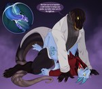 2_penises animal_genitalia animal_penis anthro anthro_on_anthro anthro_penetrated anthro_penetrating anthro_penetrating_anthro blue_penis bodily_fluids bottomless clothed clothing cum cum_inside dialogue diphallism duo forced from_front_position frottage_in_slit genital_fluids genitals horn hypnosis hypnotic_eyes internal larger_male lying male male/male male_penetrated male_penetrating male_penetrating_male mind_control missionary_position moan multi_genitalia multi_penis muscular muscular_male necktie on_back open_mouth partially_clothed penetration penis penisjob prehensile_penis ringed_eyes sex shaking sharp_teeth size_difference slit_penetration slit_play smaller_male speech_bubble sweat sweatdrop sweater tail teeth text topwear turtleneck kindreddemon mythology amphibian dragon mythological_creature mythological_scalie salamander scalie english_text hi_res