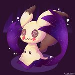 ambiguous_gender night solo luckyrumi nintendo pokemon generation_7_pokemon mimikyu pokemon_(species)