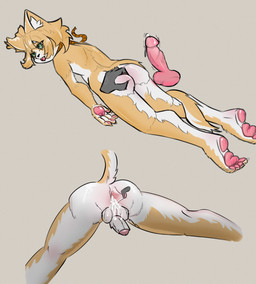 anthro anus asphyxiation balls bodily_fluids butt butt_grab corpse cum cum_from_ass cum_in_ass cum_inside death disembodied_hand disembodied_penis erection feet fingers fur genital_fluids genitals hair hand_on_butt humanoid_genitalia humanoid_penis leaking_cum lying male male_death necrophilia noose nude on_front pawpads penis rope simple_background snuff spread_anus spread_legs spreading tail toes tongue feyesh domestic_cat felid feline felis mammal digital_media_(artwork) hi_res