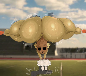 anthro antlers big_butt bodily_fluids butt cheerleader duo female flexible grey_body handstand horn huge_butt huge_hips huge_thighs hyper hyper_butt loli looking_at_viewer open_mouth pom_poms smelly smelly_butt solo_focus splits spread_legs spreading sweat sweaty_butt tan_body thick_thighs wide_hips young young_female young_humanoid blondymeaw cartoon_network the_amazing_world_of_gumball molly_collins penny_fitzgerald dinosaur humanoid prehistoric_species reptile saurischian sauropod sauropodomorph scalie 2025