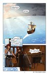 cloud dialogue door female male pirate sea ship sky skyscape speech_bubble vehicle water watercraft polymori palworld pocketpair human mammal comic hi_res