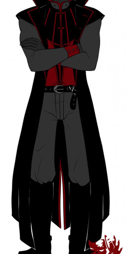 anthro clothed clothing male red_eyes simple_background solo tattoo white_background greasyhyena lupsan canid canine canis mammal vampire wolf hi_res