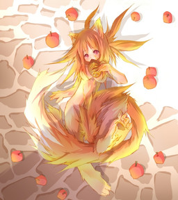 apple bird's-eye_view bread feet female food food_fetish food_play fruit high-angle_view honey_(food) nude plant solo tail kolshica spice_and_wolf holo_(spice_and_wolf) animal_humanoid canid canid_humanoid canine canine_humanoid canis humanoid mammal mammal_humanoid wolf wolf_humanoid source_request
