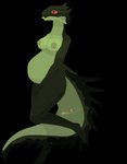 3_toes anthro belly big_belly breasts feet female green_body green_scales head_ridge lilly_teal nipples non-mammal_breasts nude on_one_leg pregnant pregnant_anthro pregnant_female purple_eyes scales simple_background solo standing toes tongue tongue_out transparent_background thegamingzilla crocodile_skink lizard red-eyed_crocodile_skink reptile scalie skink absurd_res alpha_channel hi_res