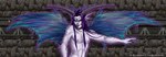 alternative_fashion cheek_piercing clothed clothing dimple_piercing ear_piercing facial_piercing furgonomics furry-specific_piercing goth grumpy horn insect_wings lip_piercing male nose_piercing nose_ring not_furry piercing ring_piercing septum_piercing solo topless wing_piercing wings ultraviolet animal_humanoid demon fairy humanoid