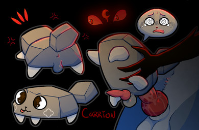 anthro anthro_on_feral anus balls bestiality bodily_fluids crying duo feral feral_penetrated front_view gameplay_mechanics genital_fluids genitals glowing glowing_eyes gynomorph in_the_dark intersex intersex/male knot knotted_penis male penetration penis precum rear_view sex size_difference smaller_penetrated struggling tears saberbutt blushcrunch_studio dandy's_world eclipse_(dandy's_world) pebble_(dandy's_world) t.eclipse_(dandys_world) canid canine canis domestic_dog mammal wolf hi_res