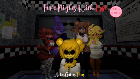 anthro big_breasts black_sclera blue_eyes blush breasts brown_body clothed clothing creepy_face creepy_smile crossgender eyewear female grey_body group hair male male/female mtf_crossgender purple_body purple_eyes red_body smile sunglasses text white_eyes yellow_body atlasgamesafterhours cryptiacurves_(modeler) five_nights_at_freddy's fredina's_nightclub scottgames anon bonfie_(cryptiacurves) bonnie_(fnaf) chica_(fnaf) chiku_(cryptiacurves) fexa_(cryptiacurves) foxy_(fnaf) freddy_(fnaf) frenni_(cryptiacurves) golden_freddy_(fnaf) type_0_(cryptiacurves) animal_humanoid avian avian_humanoid bear bird_humanoid canid canid_humanoid canine canine_humanoid fox_humanoid humanoid lagomorph lagomorph_humanoid leporid_humanoid mammal mammal_humanoid rabbit_humanoid ursid_humanoid 16:9 2022 3d_(artwork) digital_media_(artwork) english_text hi_res source_filmmaker_(artwork) widescreen