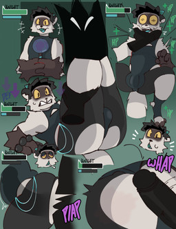 abdominal_bulge anal anal_penetration anthro asphyxiation balls_outline big_penis black_hair bodily_fluids bodysuit bracelet bulge butt caught_off_guard choking clothing debuff detailed_bulge drooling duo erection gameplay_mechanics genital_outline genitals gui hair health_bar heart_eyes heart_symbol internal jewelry leg_grab magic_user male male/male penetration penis penis_outline plap saliva shadowy_figure skinsuit solo_focus staff stamina_bar surprised sweat tight_clothing knightferret knight_(knightferret) domestic_ferret mammal mustelid musteline true_musteline weasel 2025 absurd_res colored digital_media_(artwork) hi_res