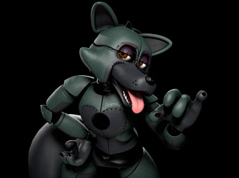 4_fingers ambiguous_gender anthro bent_over black_background blue_body brown_eyes claws fellatio_gesture female fingers gesture glistening glistening_body green_body half-closed_eyes hand_on_hip looking_at_viewer machine narrowed_eyes open_mouth pink_tongue purple_eyelids sharp_teeth simple_background solo suggestive suggestive_gesture tail teeth thick_tail thick_thighs tongue tongue_out zelyonka five_nights_at_freddy's scottgames fan_character sofy_lauren_foxlott animatronic canid canine fox mammal robot robot_anthro 3d_(artwork) digital_media_(artwork) hi_res source_filmmaker_(artwork) watermark female_(lore)