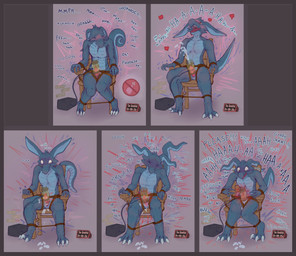 3_toes after_orgasm_torture ankles_tied anthro apprehensive bdsm begging_to_stop bite biting_lip blush blush_lines bodily_fluids body_blush bondage bound bound_to_object brown_eyes chair chair_bondage claws clenched_teeth clenching countershading cum cum_on_penis cum_on_self cumlube cumshot curled_tail curved_tail ears_back ejaculation emanata erection eyes_closed feet fist five_frame_image five_frame_sequence forced furniture gasp genital_fluids genitals hands_tied head_spikes heart_symbol imminent_after_orgasm_torture imminent_overstimulation knock-kneed leaning leaning_backward looking_down male moan motion_lines multicolored_body oh_no onomatopoeia open_mouth orgasm orgasm_face overstimulation penile penis penis_milking penis_milking_machine pivoted_ears pointy_ears prick_ears profanity reaching_for_object realizing_problem resisting_orgasm restraints rope rope_bondage saliva saliva_string scared screaming sitting solo sound_effects spikes spikes_(anatomy) spread_toes straight_tail struggling tail tears tears_of_pain teeth tense text thick_thighs thought_bubble timer toe_claws toes tongue tongue_out trying_to_escape two_tone_body worried worried_look wrinkled_nose writhing yelling axentooth hyden kobold scalie absurd_res comic english_text hi_res story story_in_description