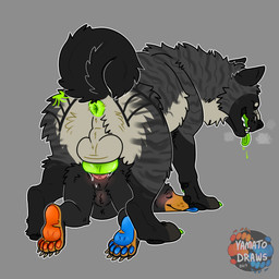andromorph andromorph/male andromorph_penetrated animal_genitalia animal_penis anthro anthro_on_feral anus balls bestiality blush breath canine_genitalia canine_penis clitoris duo erection feral genitals humanoid_genitalia humanoid_vulva intersex intersex/male intersex_penetrated interspecies knot knotted_penis knotting male male_penetrating male_penetrating_andromorph male_penetrating_intersex panting paws penetration penile penile_penetration penis sex vaginal vaginal_penetration vulva yamatopawa yamato_burr akita bear canid canine canis domestic_dog mammal spitz 1:1 absurd_res hi_res