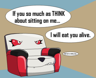 after_transformation anthro armchair bodysuit chair clothing cosplay crossover_cosplay dialogue elastic female furniture inanimate_transformation latex latex_bodysuit latex_clothing latex_skinsuit latex_transformation simple_background skinsuit solo text tight_clothing transformation transparent_background themadastronaut disney hellaverse helluva_boss mythology pixar the_incredibles helen_parr loona_(helluva_boss) animate_inanimate canid canid_demon canine demon hellhound mammal mythological_canine mythological_creature alpha_channel crossover digital_media_(artwork) english_text hi_res